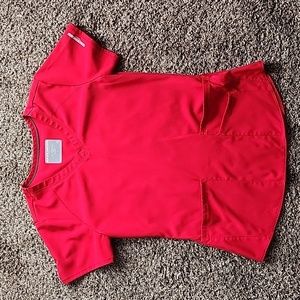 Skechers by Barco red scrub set